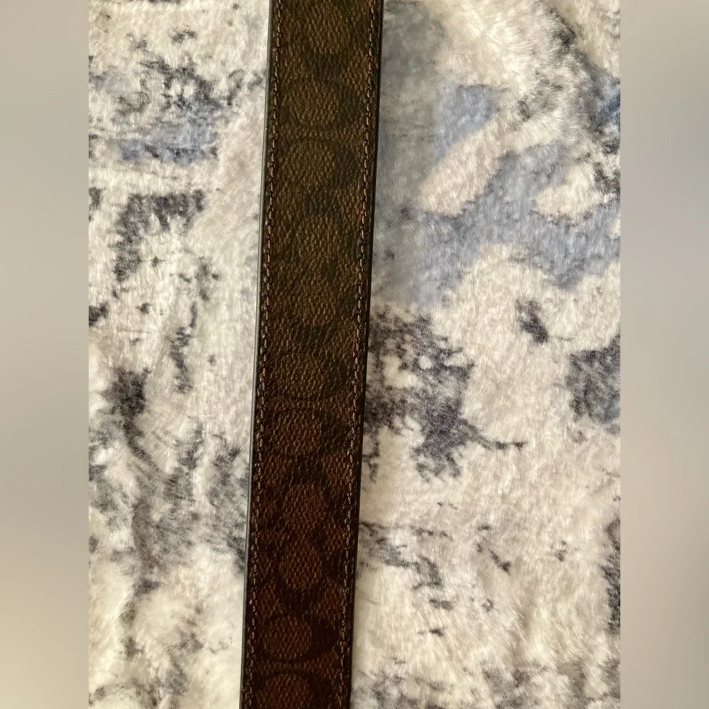 BUNDLE DEAl‼️ Coach Classic Belt Signature Canvas/Coach Pouch Signature Canvas - Picture 5 of 15